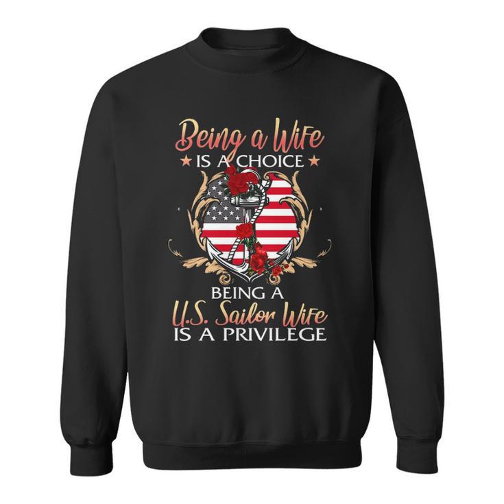 Us Sailor Wife Sweatshirt