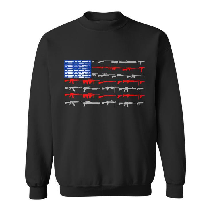 Usa Flag 2Nd Amendment Gun Flag Rights V2 Sweatshirt