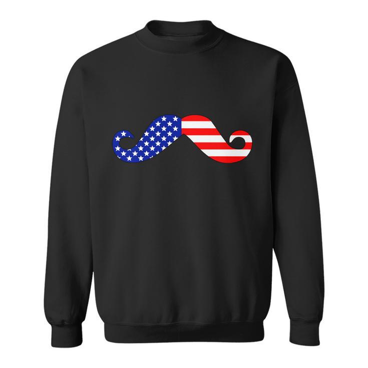 Usa Mustache American Stache Tshirt Sweatshirt