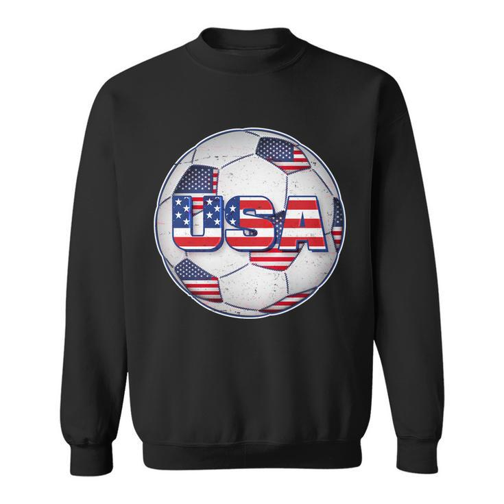 Usa Soccer Team Ball Sweatshirt