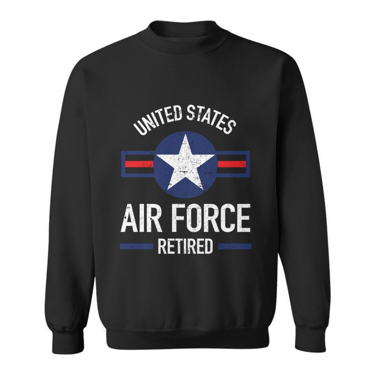 Usaf Retired Air Force Military Retirement Gift Hoodie Sweatshirt