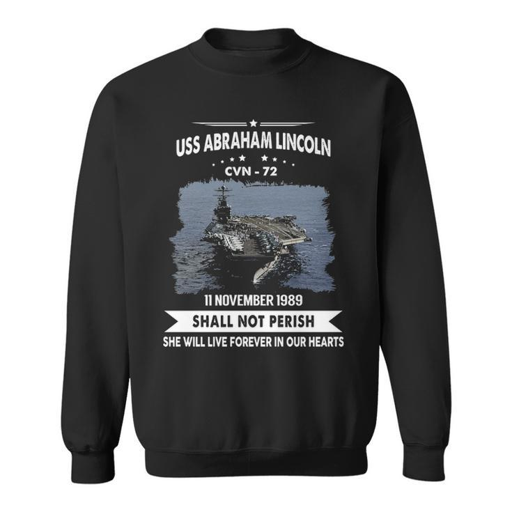Uss Abraham Lincoln Cvn  V2 Sweatshirt
