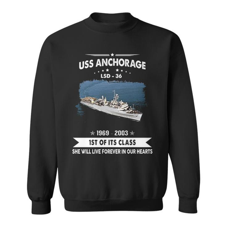 Uss Anchorage Lsd  V2 Sweatshirt