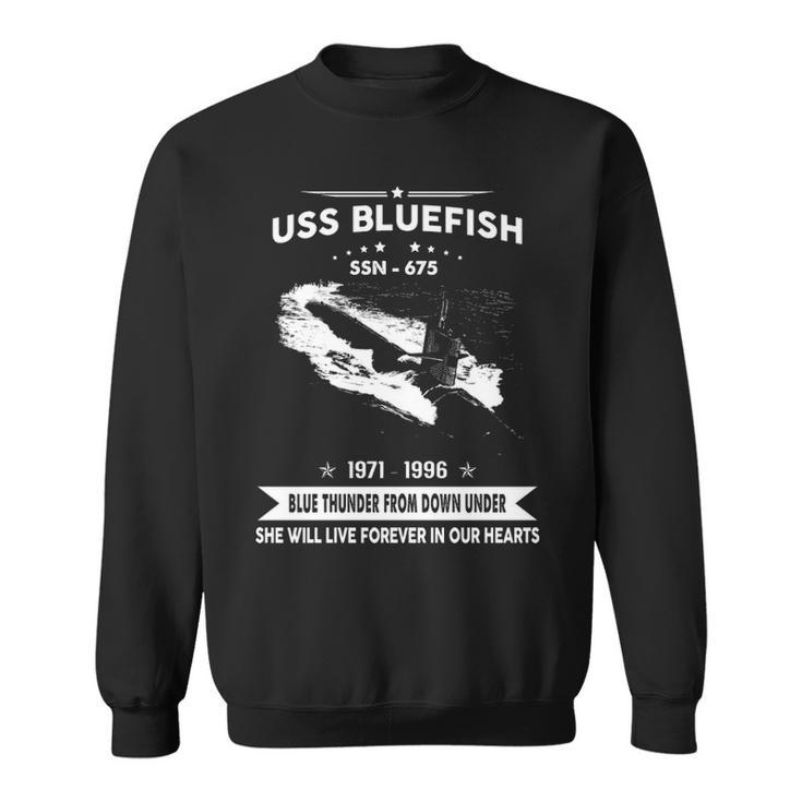 Uss Bluefish Ssn  Sweatshirt