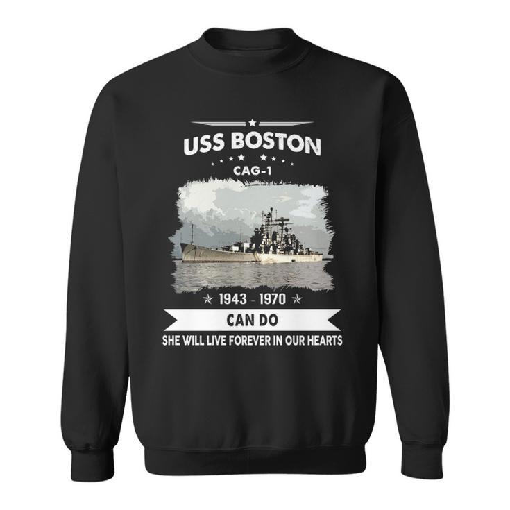 Uss Boston Cag  Sweatshirt