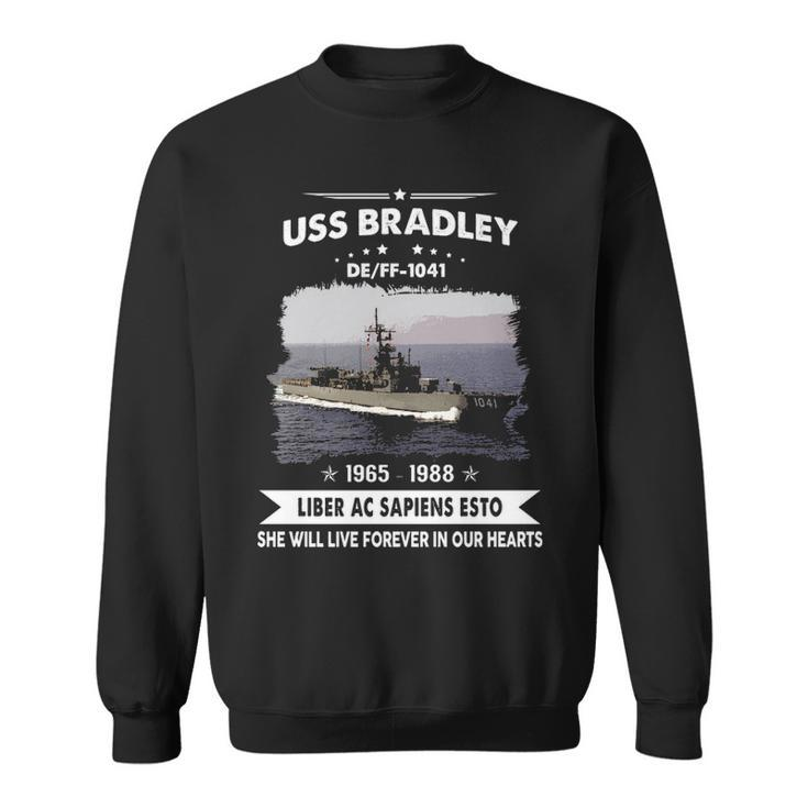 Uss Bradley De 1041 Ff  Sweatshirt