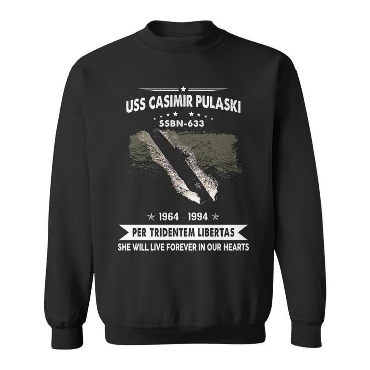 Uss Casimir Pulaski  Ssbn  Sweatshirt