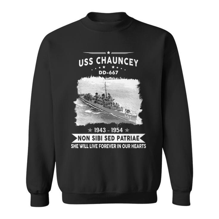 Uss Chauncey Dd  Sweatshirt