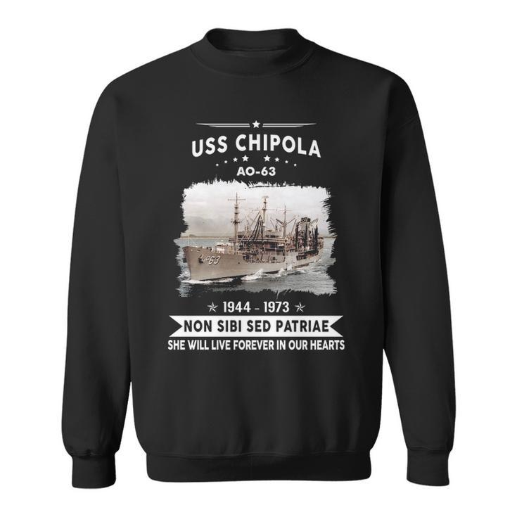 Uss Chipola Ao  Sweatshirt