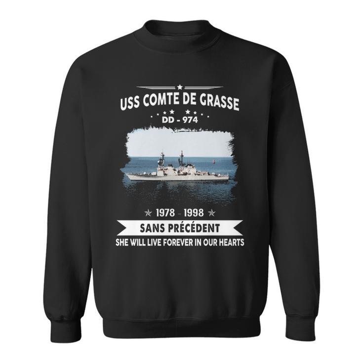 Uss Comte De Grasse Dd  Sweatshirt