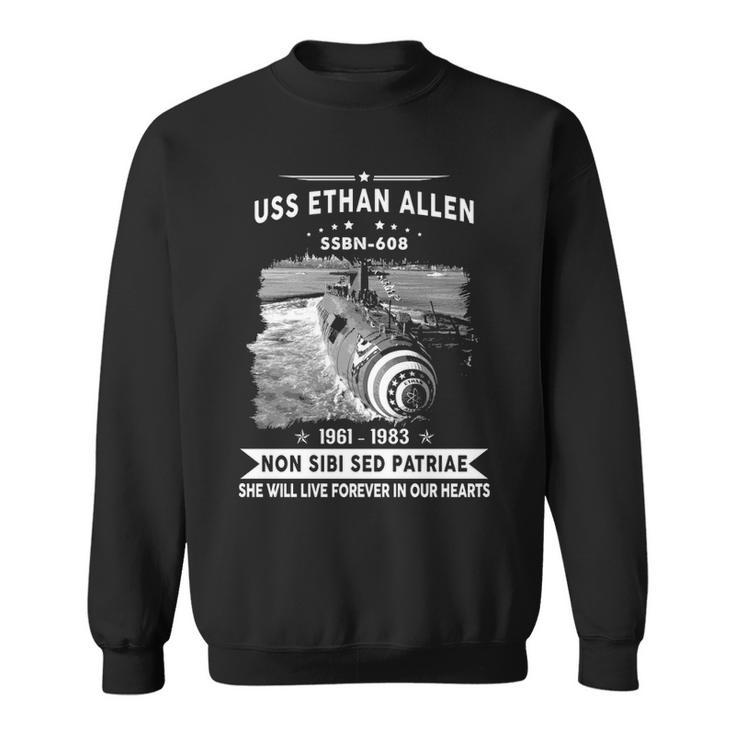Uss Ethan Allen Ssbn  Sweatshirt