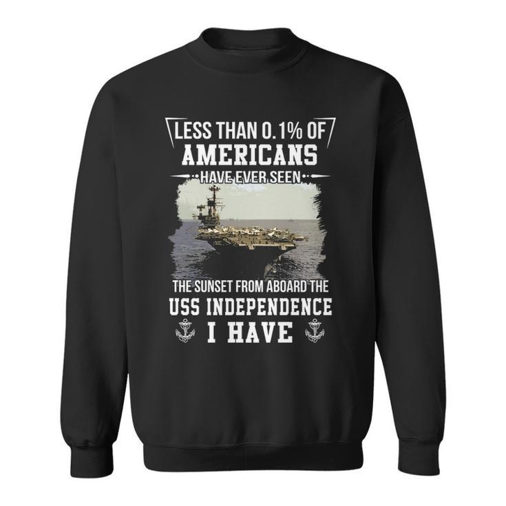 Uss Independence Cva Cv 62 Sunset V2 Sweatshirt