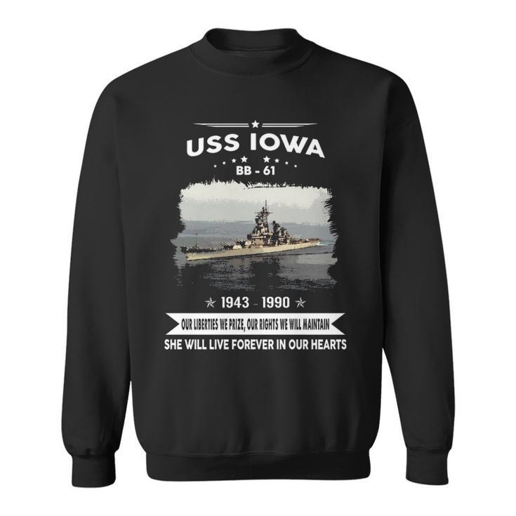 Uss Iowa Bb  Sweatshirt