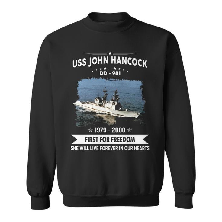 Uss John Hancock Dd  Sweatshirt