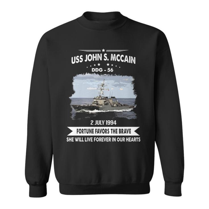 Uss John S Mccain Ddg  V2 Sweatshirt