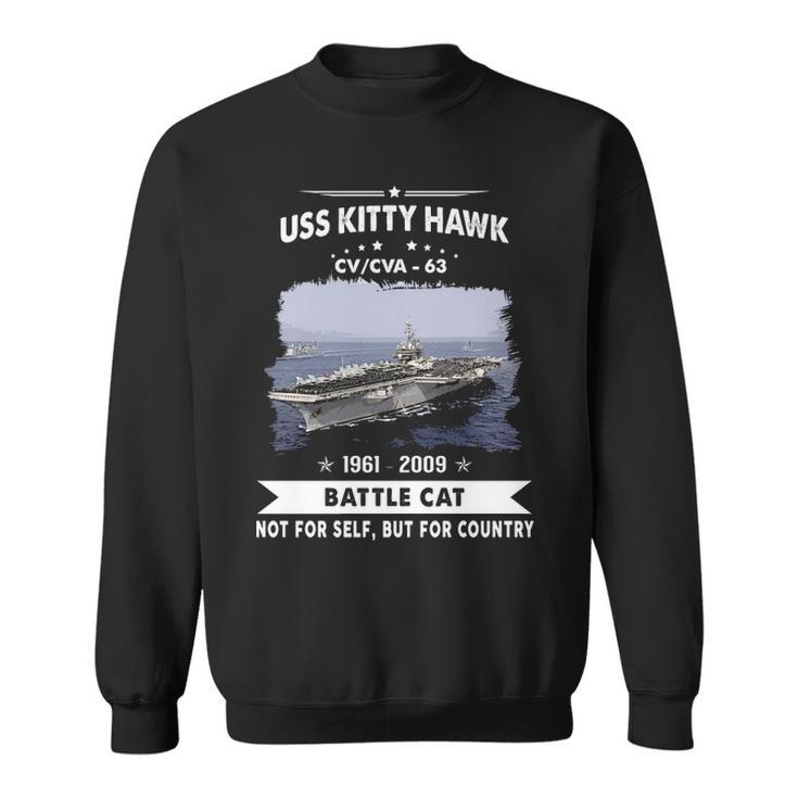 Uss Kittyhawk Cv 63 Cva  Sweatshirt