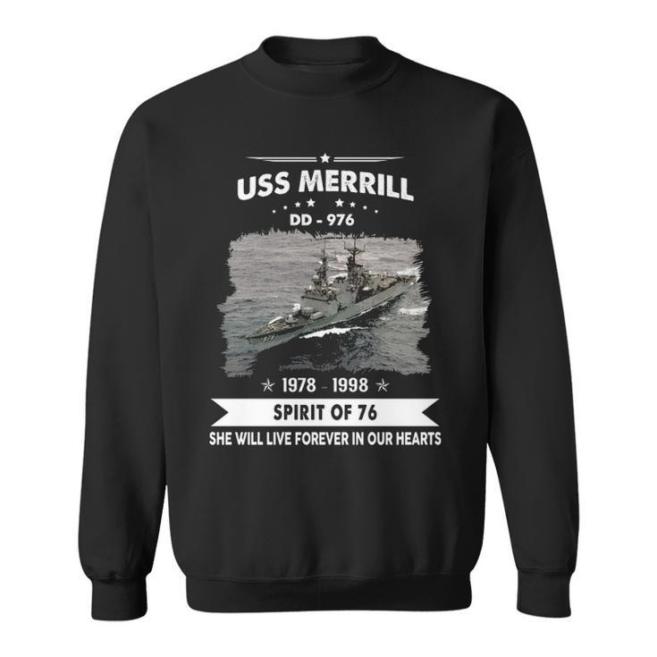 Uss Merrill Dd 976 Dd Sweatshirt