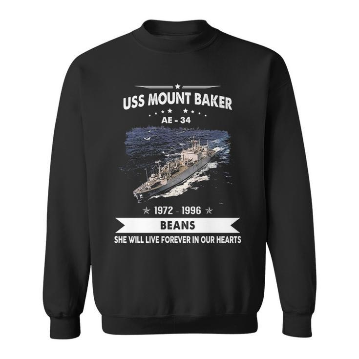 Uss Mount Baker Ae 34 Ae34 Uss Mt Baker Sweatshirt