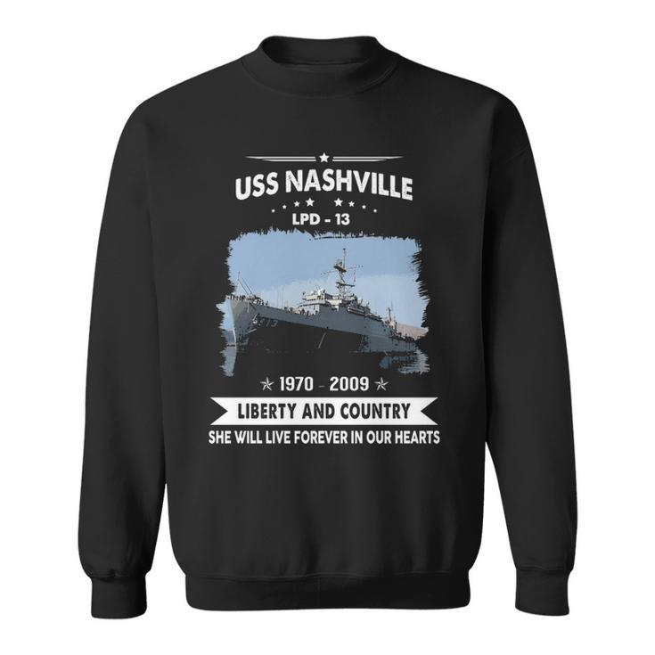 Uss Nashville Lpd  Sweatshirt