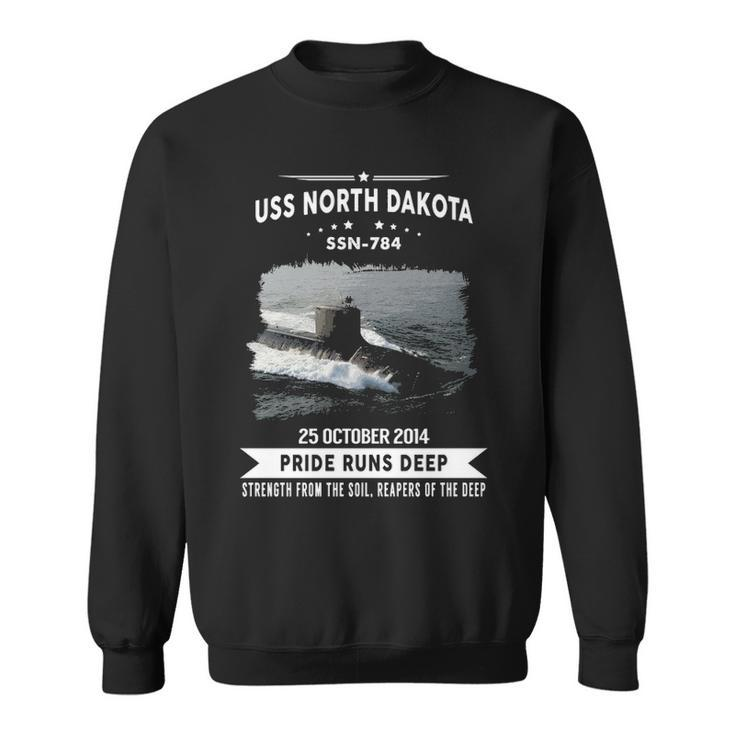 Uss North Dakota Ssn  Sweatshirt