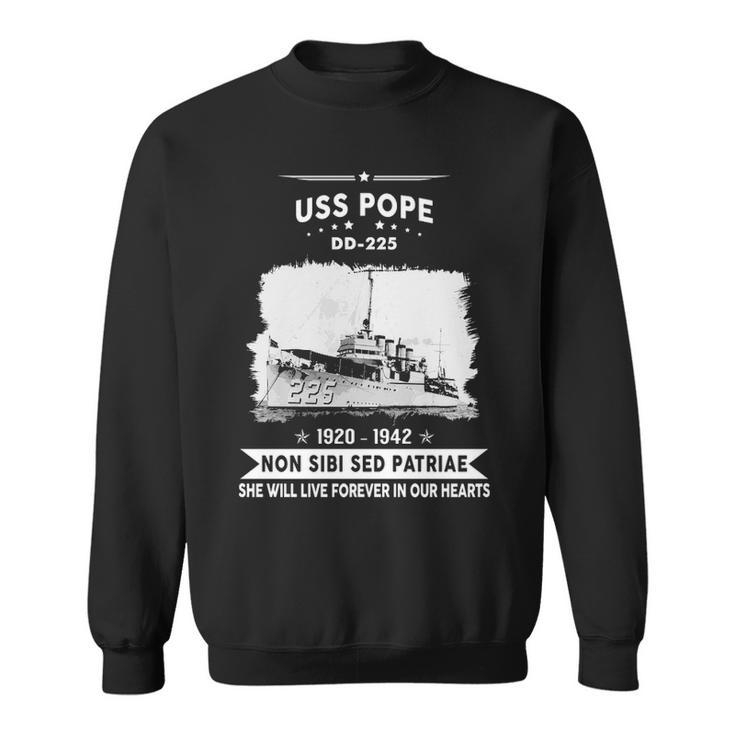 Uss Pope Dd 225 Dd Sweatshirt
