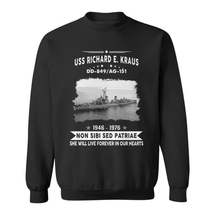 Uss Richard E Kraus Dd  Sweatshirt