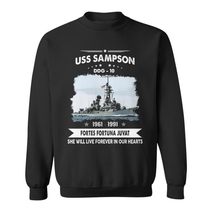 Uss Sampson Ddg  V2 Sweatshirt