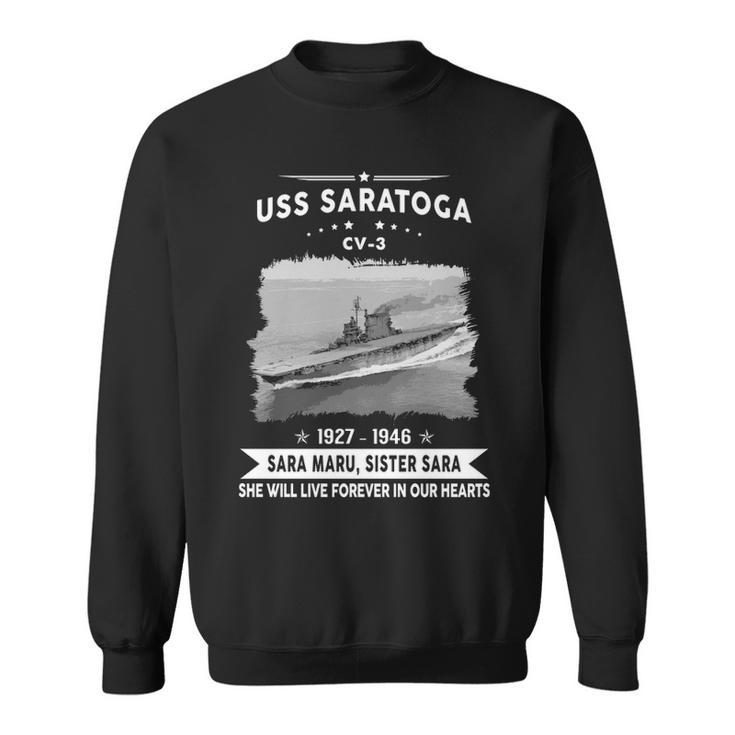 Uss Saratoga Cv  V2 Sweatshirt