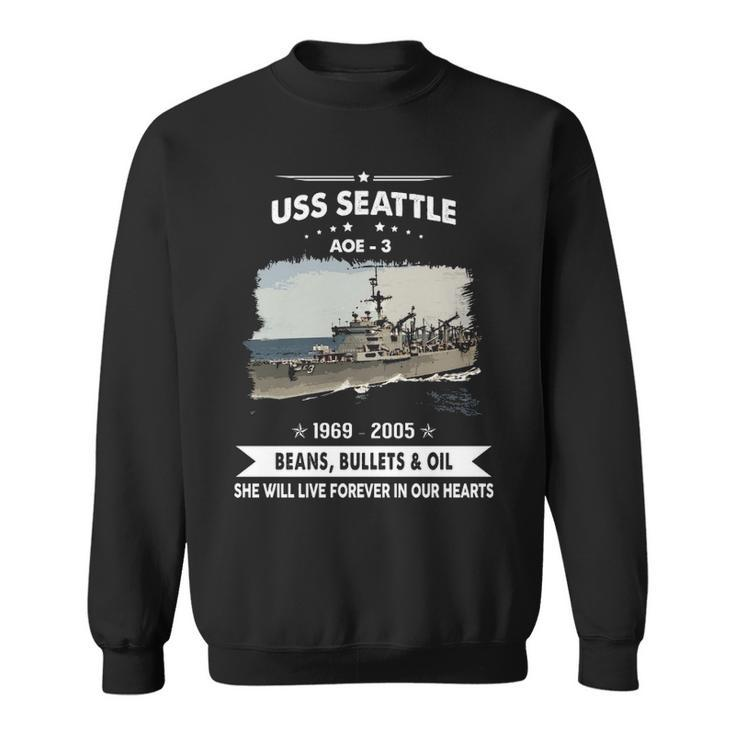 Uss Seattle Aoe  V2 Sweatshirt