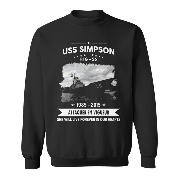 Uss Simpson Ffg  Sweatshirt