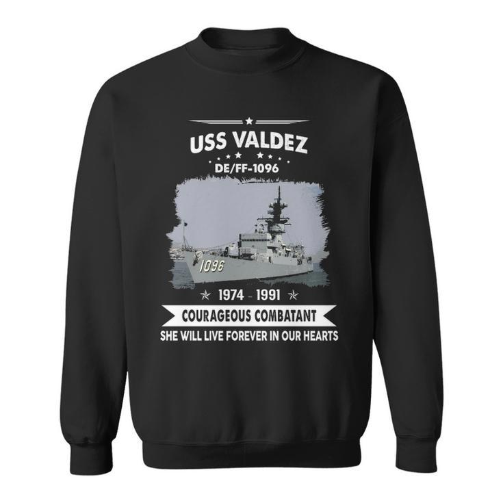 Uss Valdez Ff 1096 De  Sweatshirt