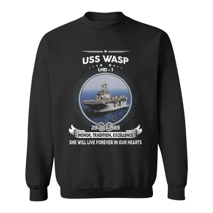 Uss Wasp Lhd  V2 Sweatshirt