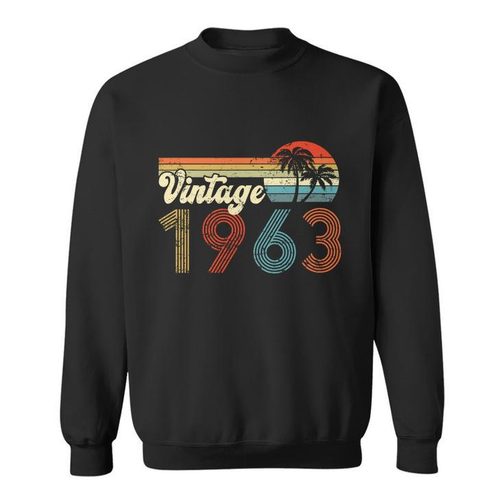 Vintage 1963 Made In 1963 59Rd Birthday Gift 59 Year Old Sweatshirt