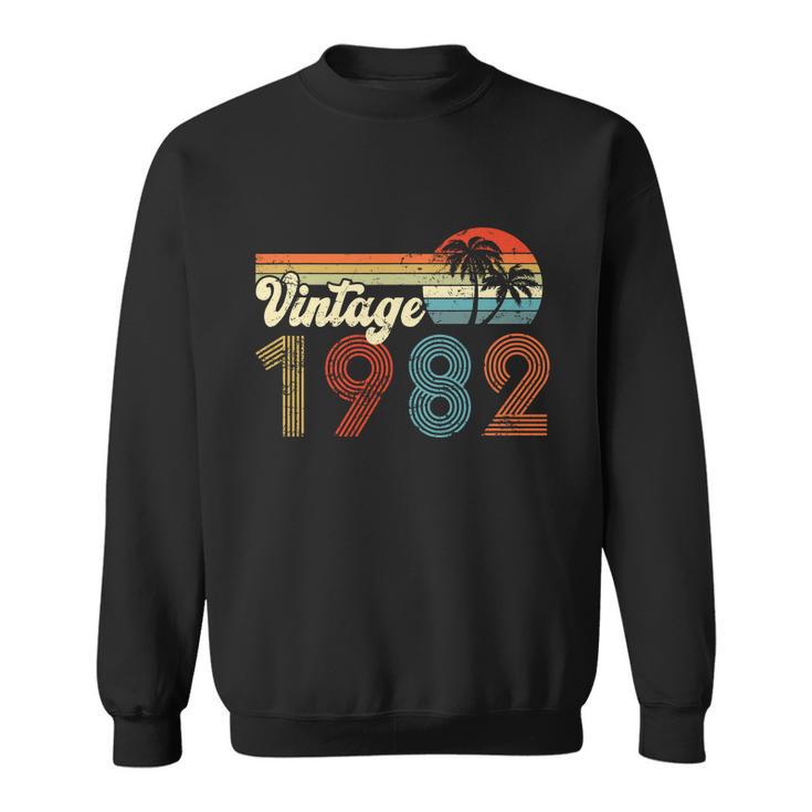 Vintage 1982 Made In 1982 40Nd Birthday Gift 40 Year Old Sweatshirt