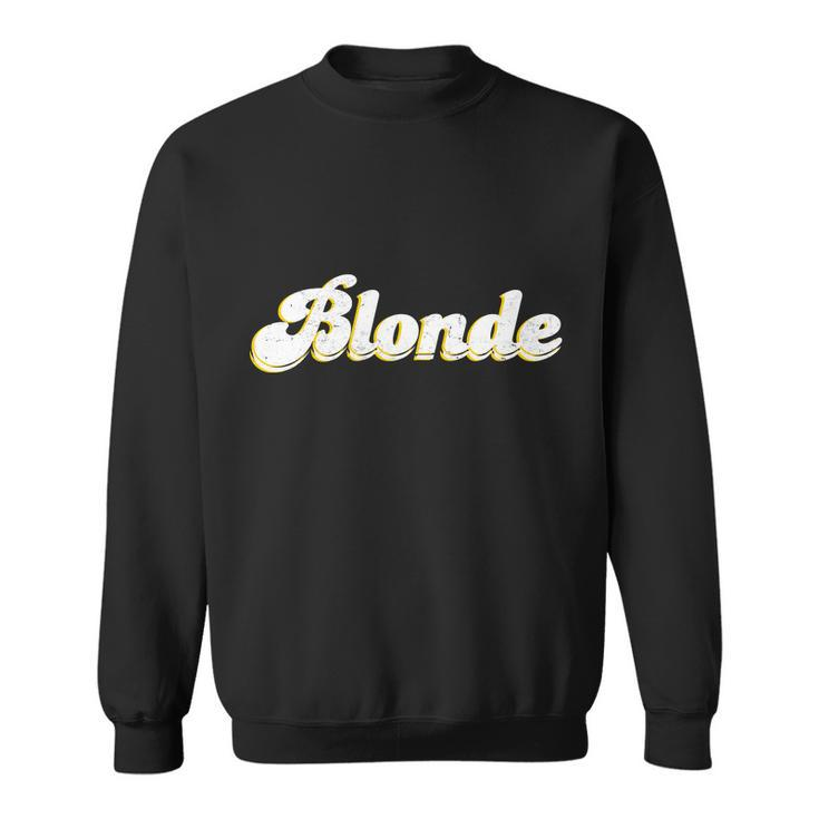 Vintage Blonde Logo Sweatshirt