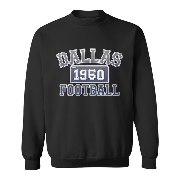 Vintage Dallas Texas Football Est  Sweatshirt