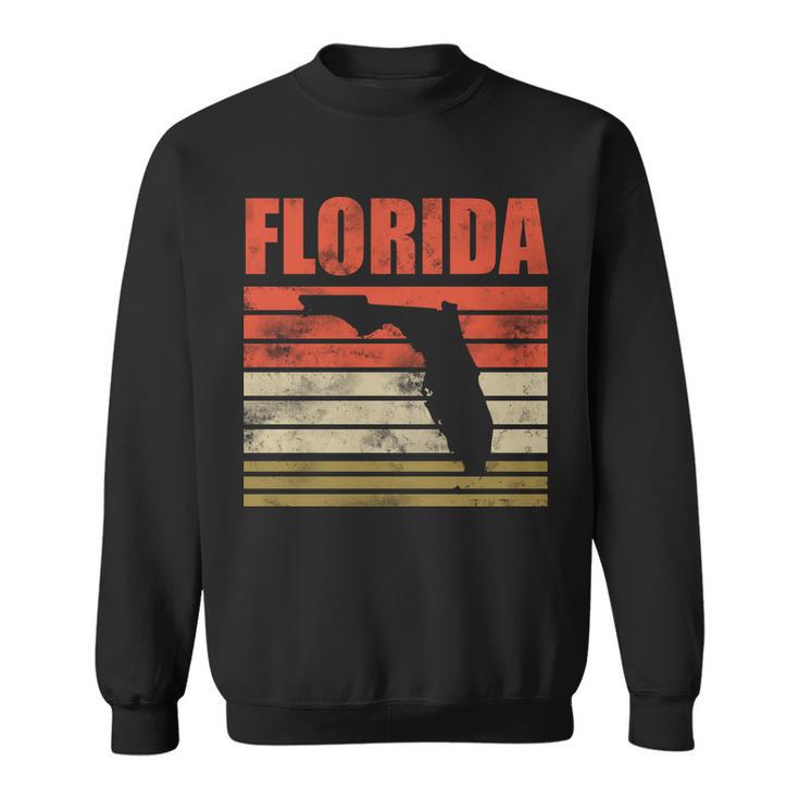 Vintage Florida State Map Sweatshirt