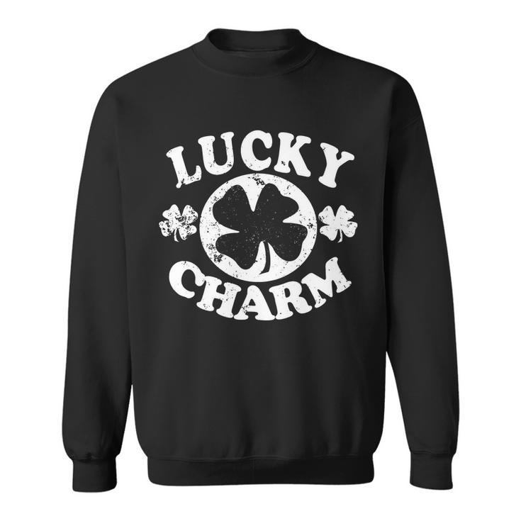 Vintage Lucky Charm Irish Clover Sweatshirt