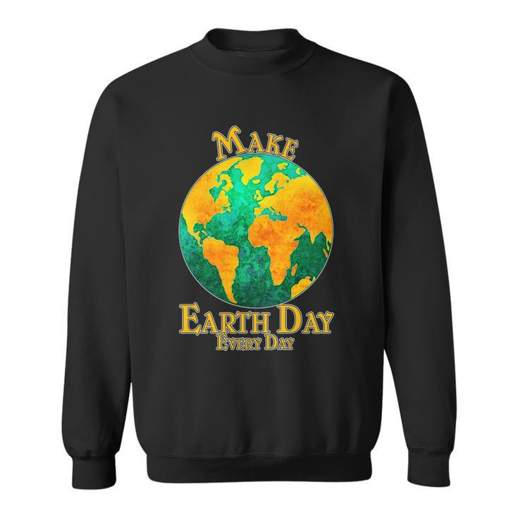 Vintage Make Earth Day Every Day Tshirt Sweatshirt
