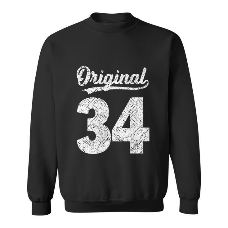 Vintage Of It´S My 34Th Birthday Sweatshirt
