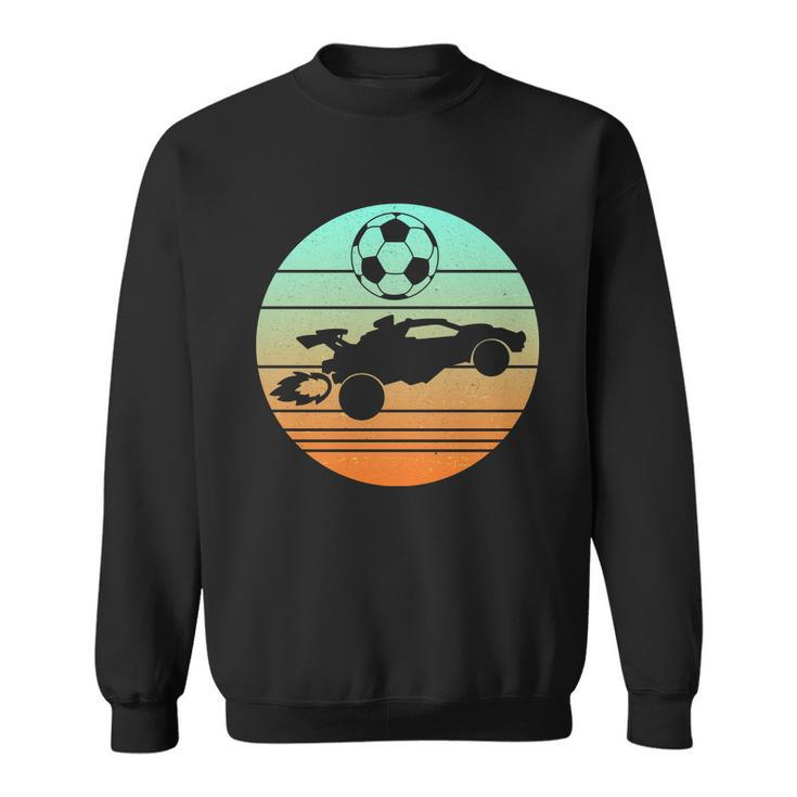 Vintage Rocket Rc Soccer Car League Gamer Sweatshirt