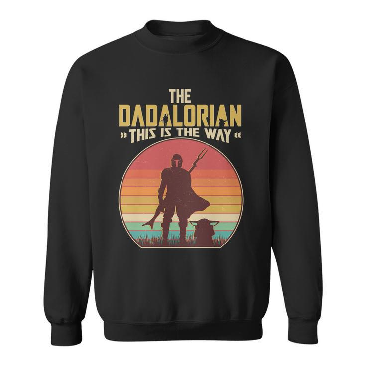 Vintage Styled The Dadalorian This Is The Way Tshirt Sweatshirt