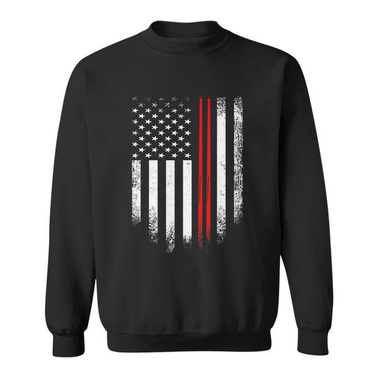 Vintage Usa Billiards Stick American Flag Patriotic Funny Meaningful Gift Sweatshirt