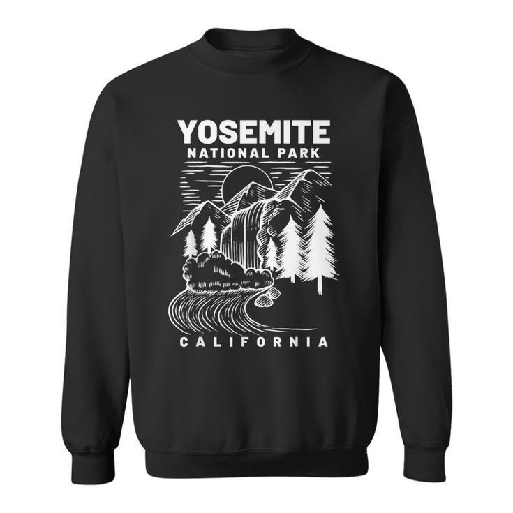Vintage Yosemite National Park California Hiker  Sweatshirt