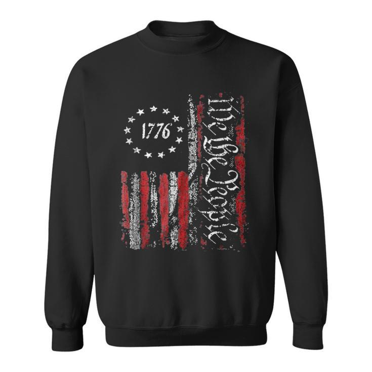 We The People American History 1776 Independence Day Vintage Sweatshirt