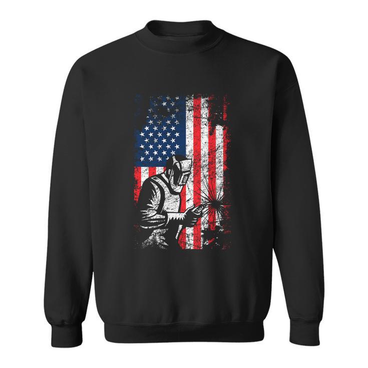 Distressed Black USA Flag - United States Men's T-Shirt