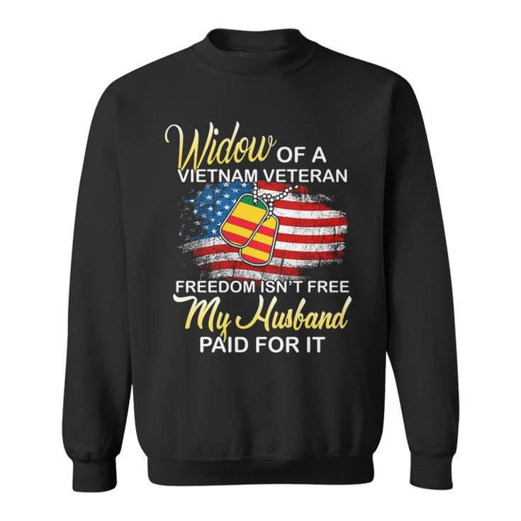 Widow Of Viet Nam Veteran Sweatshirt