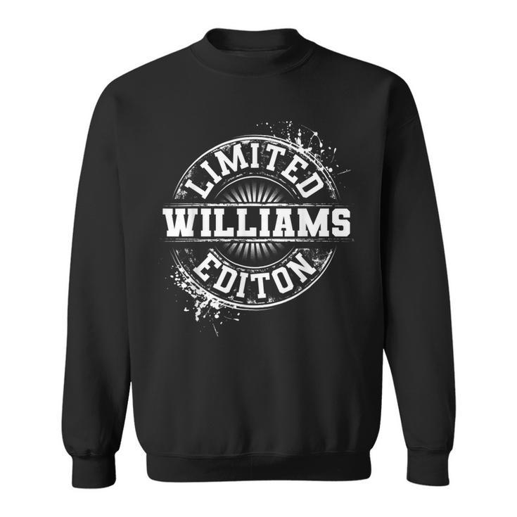 Williams Funny Surname Family Tree Birthday Reunion Gift  Sweatshirt