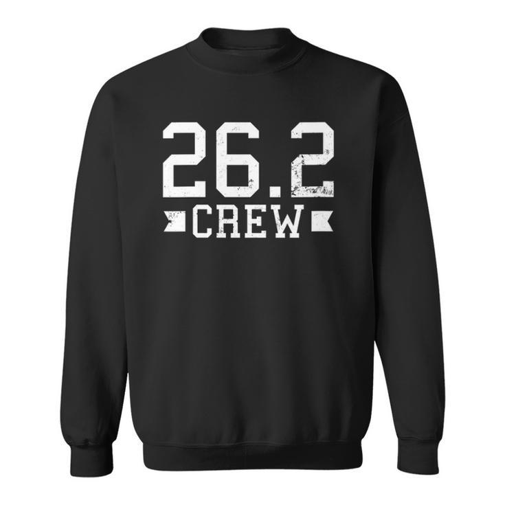 Womens 262 Running Design Marathon Crew Gift  Sweatshirt