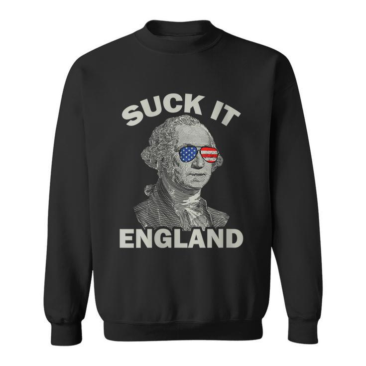 Womens 4Th Of July Suck It England Sweatshirt